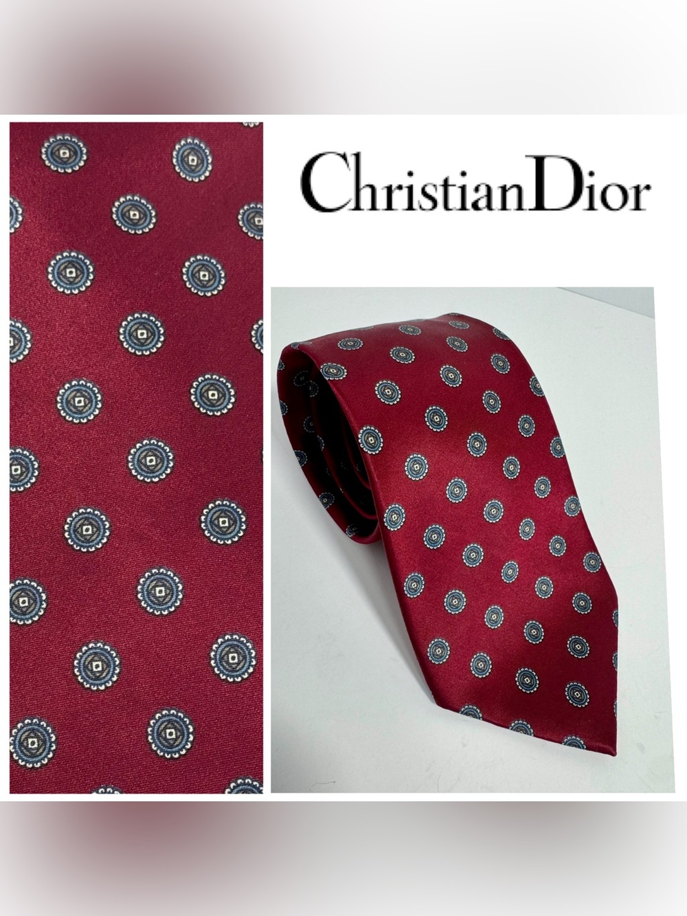 Christian Dior Men’s Silk Necktie